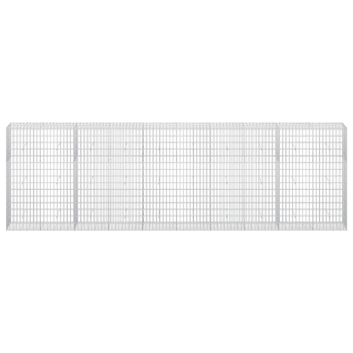 Gabion cu Sârmă de 3,5 mm și Plasă de 5x10 cm 500x50x150 cm WALTI