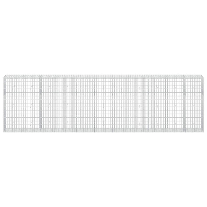 Gabion cu Sârmă de 3,5 mm și Plasă de 5x10 cm 550x50x150 cm WALTI