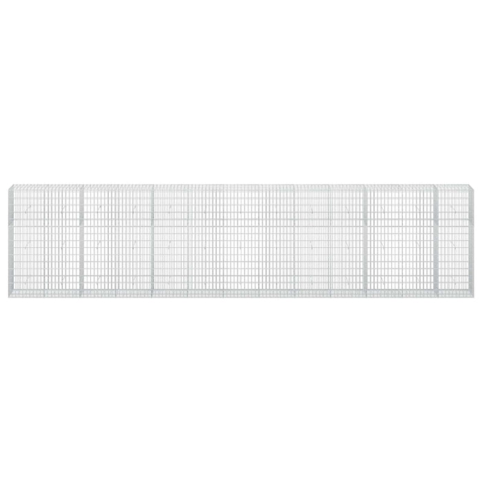 Gabion cu Sârmă de 3,5 mm și Plasă de 5x10 cm 650x50x150 cm WALTI