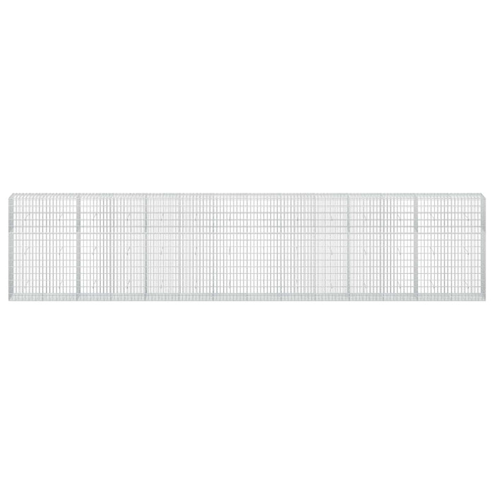 Gabion cu Sârmă de 3,5 mm și Plasă de 5x10 cm 700x50x150 cm WALTI