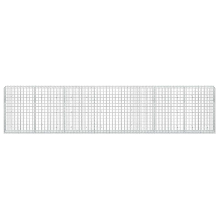 Gabion cu Sârmă de 3,5 mm și Plasă de 5x10 cm 750x50x150 cm WALTI