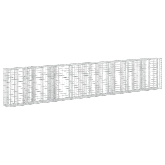 Gabion cu Sârmă de 3,5 mm și Plasă de 5x10 cm 800x50x150 cm WALTI