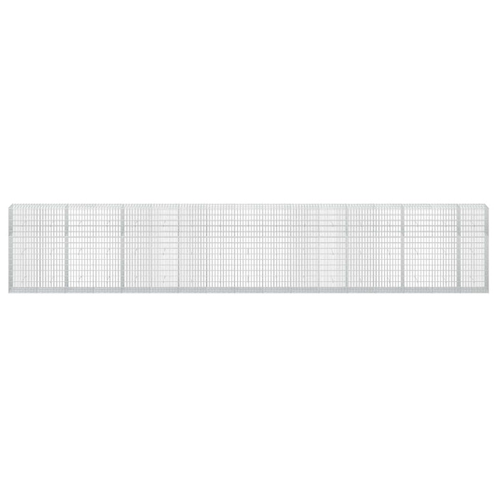 Gabion cu Sârmă de 3,5 mm și Plasă de 5x10 cm 850x50x150 cm WALTI