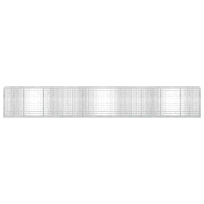 Gabion cu Sârmă de 3,5 mm și Plasă de 5x10 cm 1000x50x150 cm WALTI