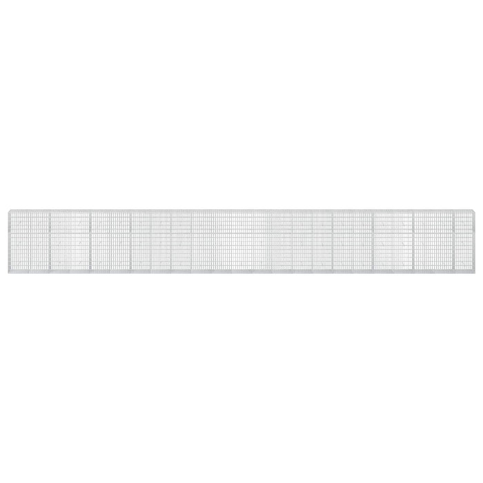 Gabion cu Sârmă de 3,5 mm și Plasă de 5x10 cm 1150x50x150 cm WALTI