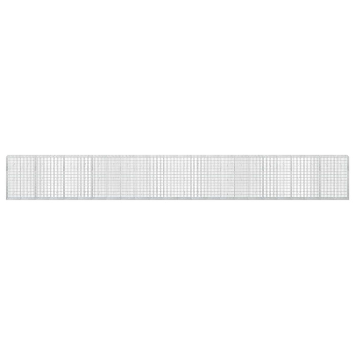 Gabion cu Sârmă de 3,5 mm și Plasă de 5x10 cm 1200x50x150 cm WALTI