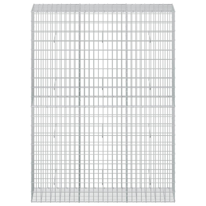 Gabion cu Sârmă de 3,5 mm și Plasă de 5x10 cm 150x50x200 cm WALTI