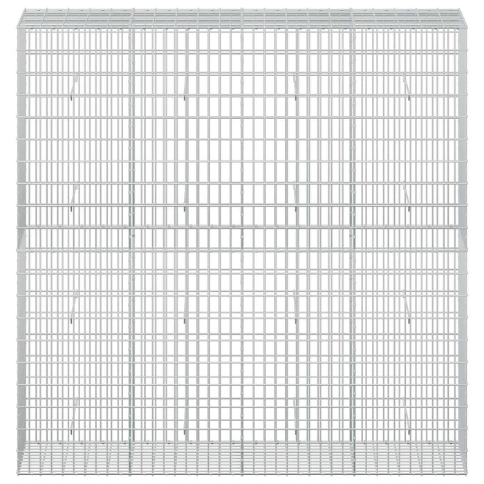 Gabion cu Sârmă de 3,5 mm și Plasă de 5x10 cm 200x50x200 cm WALTI