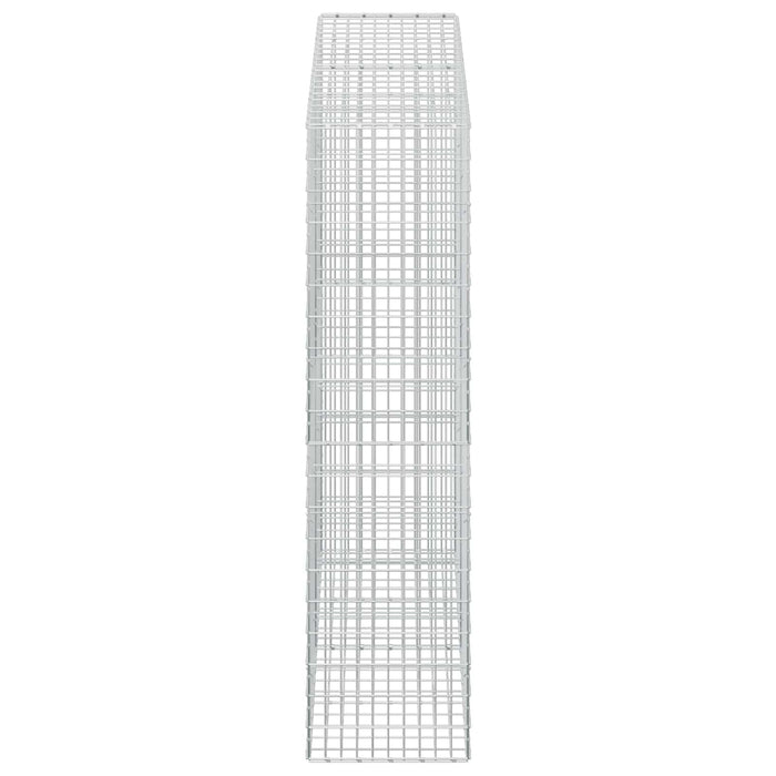 Gabion cu Sârmă de 3,5 mm și Plasă de 5x10 cm 200x50x200 cm WALTI