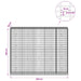 Gabion cu Sârmă de 3,5 mm și Plasă de 5x10 cm 250x50x200 cm - WALTI WALTI
