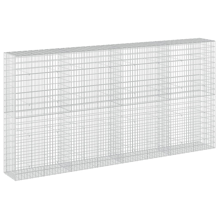 Gabion cu Sârmă de 3,5 mm și Plasă de 5x10 cm 400x50x200 cm WALTI