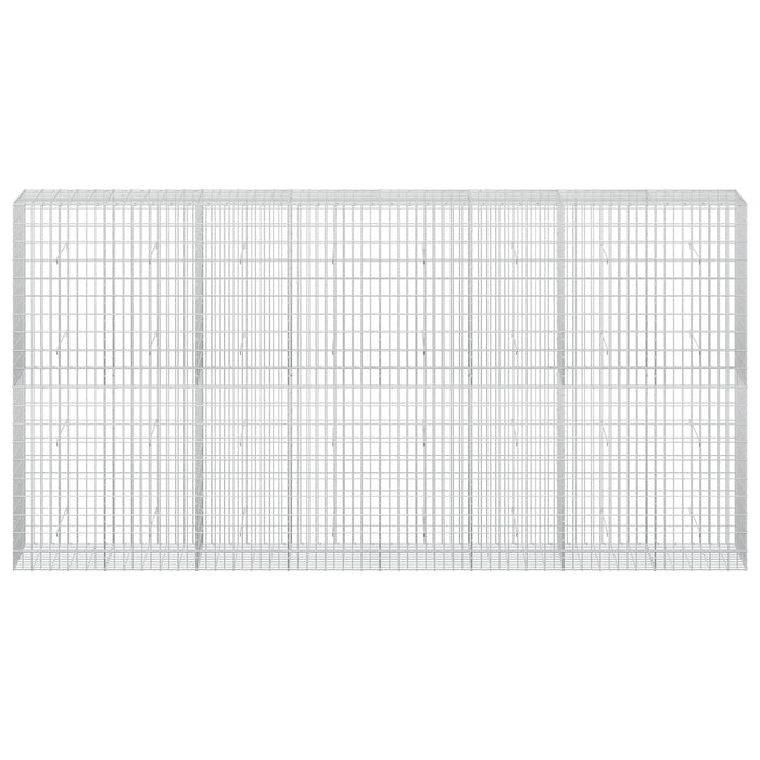 Gabion cu Sârmă de 3,5 mm și Plasă de 5x10 cm 400x50x200 cm WALTI