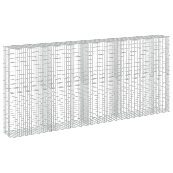 Gabion cu Sârmă de 3,5 mm și Plasă de 5x10 cm 450x50x200 cm WALTI