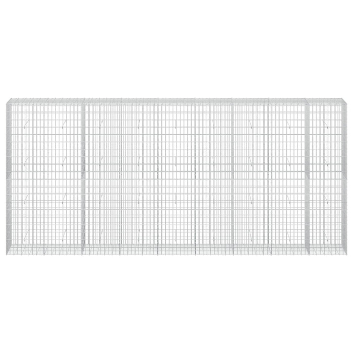 Gabion cu Sârmă de 3,5 mm și Plasă de 5x10 cm 450x50x200 cm WALTI