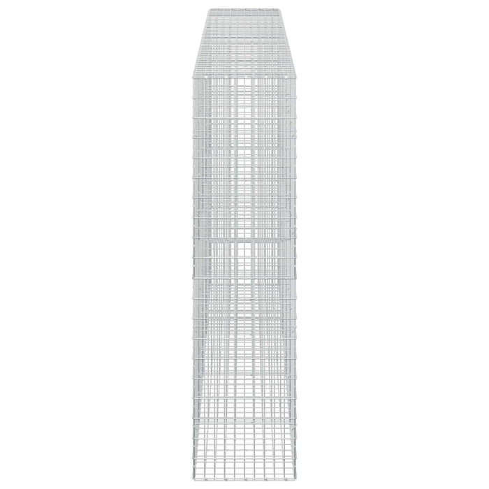 Gabion cu Sârmă de 3,5 mm și Plasă de 5x10 cm 450x50x200 cm WALTI