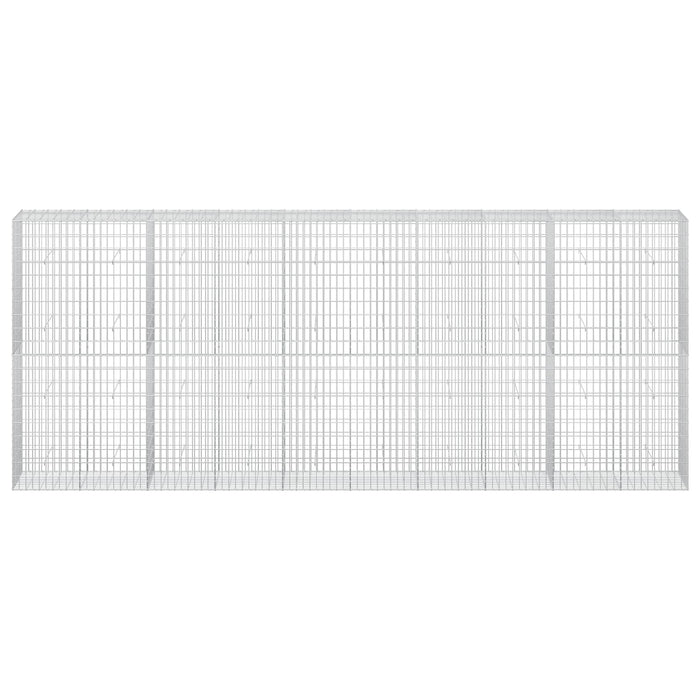 Gabion cu Sârmă de 3,5 mm și Plasă de 5x10 cm 500x50x200 cm WALTI