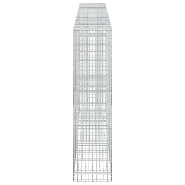 Gabion cu Sârmă de 3,5 mm și Plasă de 5x10 cm 500x50x200 cm WALTI
