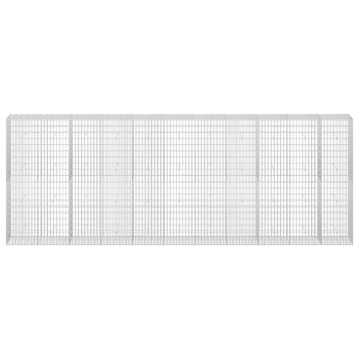 Gabion cu Sârmă de 3,5 mm și Plasă de 5x10 cm 550x50x200 cm WALTI