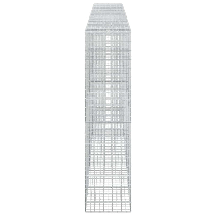 Gabion cu Sârmă de 3,5 mm și Plasă de 5x10 cm 550x50x200 cm WALTI