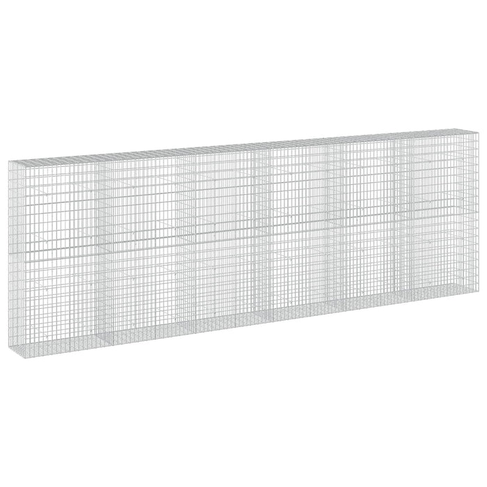 Gabion cu Sârmă de 3,5 mm și Plasă de 5x10 cm 600x50x200 cm WALTI