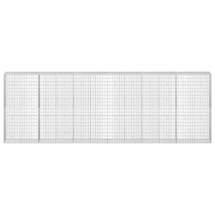 Gabion cu Sârmă de 3,5 mm și Plasă de 5x10 cm 600x50x200 cm WALTI
