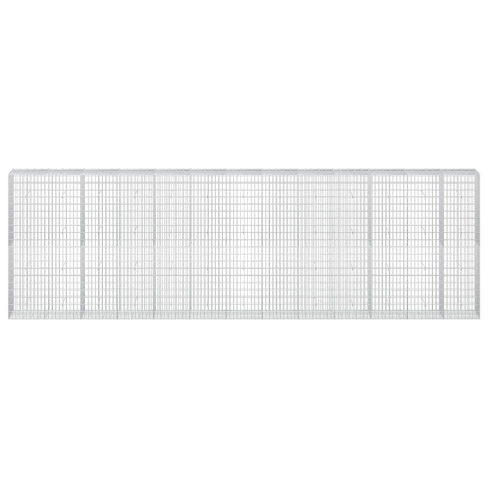 Gabion cu Sârmă de 3,5 mm și Plasă de 5x10 cm 650x50x200 cm WALTI