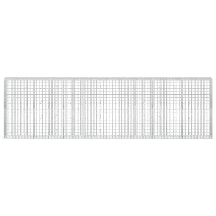 Gabion cu Sârmă de 3,5 mm și Plasă de 5x10 cm 700x50x200 cm WALTI
