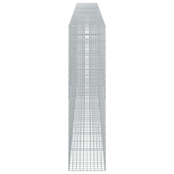 Gabion cu Sârmă de 3,5 mm și Plasă de 5x10 cm 700x50x200 cm WALTI