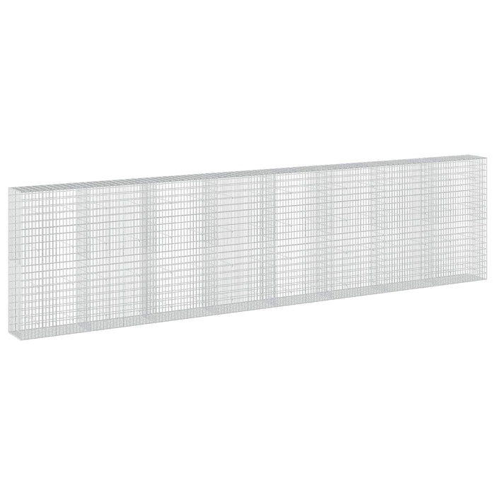Gabion cu Sârmă de 3,5 mm și Plasă de 5x10 cm 800x50x200 cm WALTI