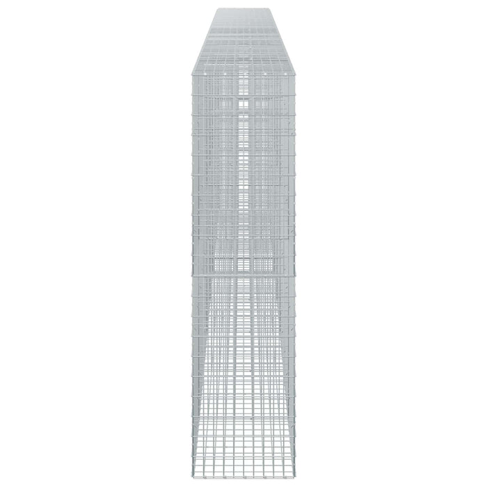 Gabion cu Sârmă de 3,5 mm și Plasă de 5x10 cm 800x50x200 cm WALTI