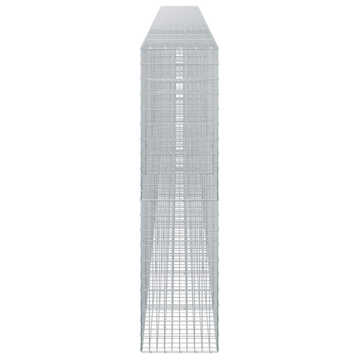 Gabion cu Sârmă de 3,5 mm și Plasă de 5x10 cm 850x50x200 cm WALTI