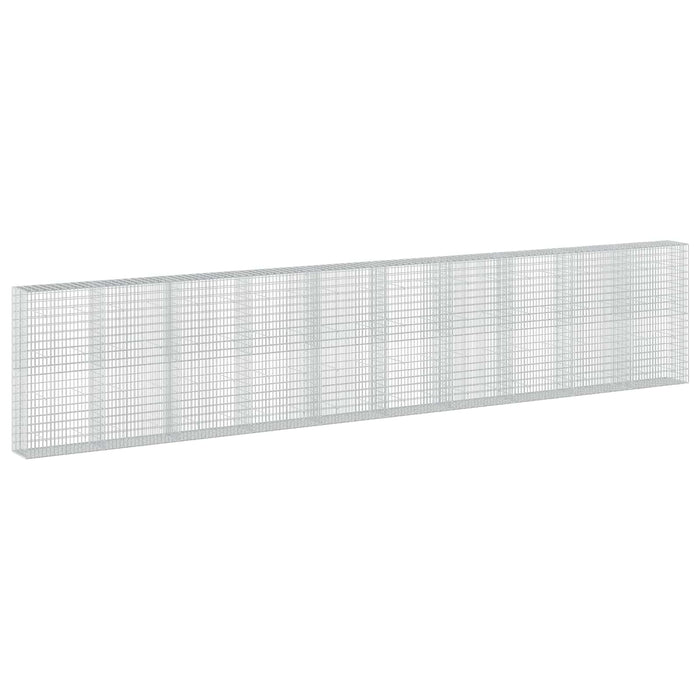 Gabion cu Sârmă de 3,5 mm și Plasă de 5x10 cm 1000x50x200 cm WALTI
