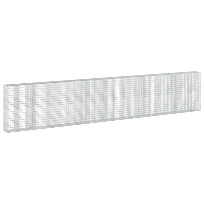 Gabion cu Sârmă de 3,5 mm și Plasă de 5x10 cm 1050x50x200 cm WALTI