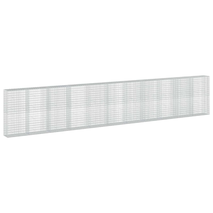 Gabion cu Sârmă de 3,5 mm și Plasă de 5x10 cm 1100x50x200 cm WALTI