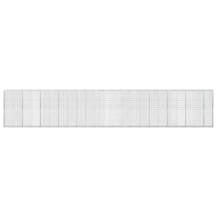 Gabion cu Sârmă de 3,5 mm și Plasă de 5x10 cm 1150x50x200 cm WALTI