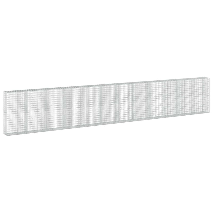 Gabion cu Sârmă de 3,5 mm și Plasă de 5x10 cm 1200x50x200 cm WALTI