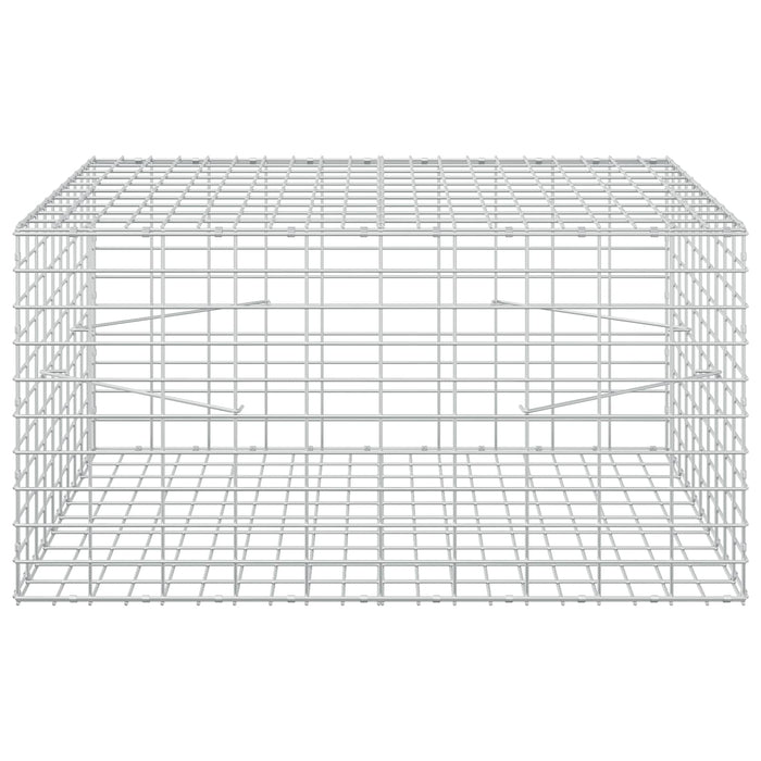 Gabion cu Sârmă de 3,5 mm și Plasă de 5x10 cm 100x100x50 cm WALTI
