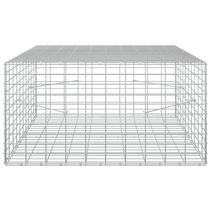 Gabion cu Sârmă de 3,5 mm și Plasă de 5x10 cm 100x100x50 cm WALTI