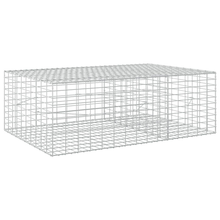 Gabion cu Sârmă de 3,5 mm și Plasă de 5x10 cm 150x100x50 cm WALTI
