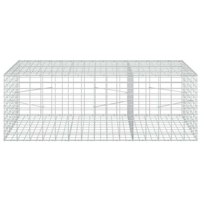 Gabion cu Sârmă de 3,5 mm și Plasă de 5x10 cm 150x100x50 cm WALTI