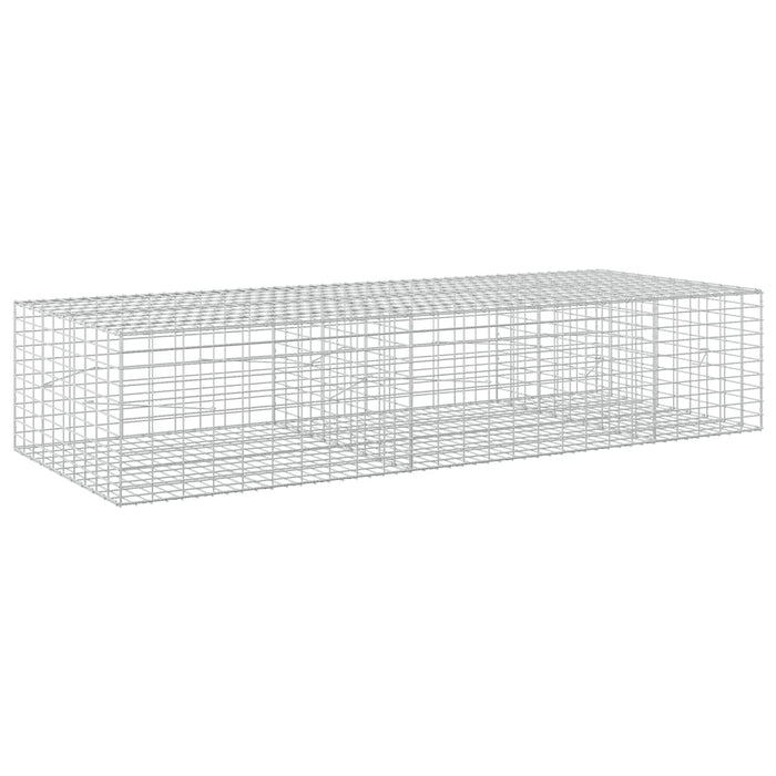 Gabion cu Sârmă de 3,5 mm și Plasă de 5x10 cm 250x100x50 cm WALTI