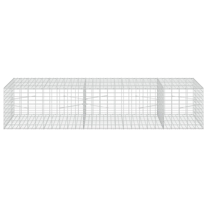 Gabion cu Sârmă de 3,5 mm și Plasă de 5x10 cm 250x100x50 cm WALTI