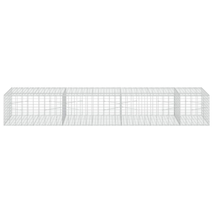 Gabion cu Sârmă de 3,5 mm și Plasă de 5x10 cm 350x100x50 cm WALTI