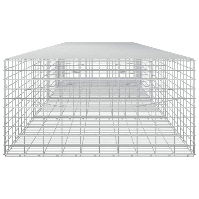 Gabion cu Sârmă de 3,5 mm și Plasă de 5x10 cm 400x100x50 cm WALTI