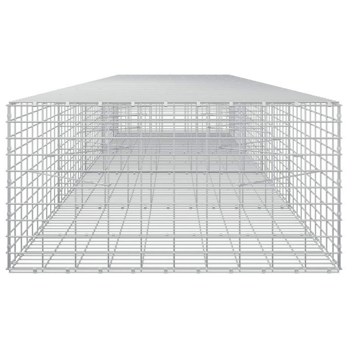 Gabion cu Sârmă de 3,5 mm și Plasă de 5x10 cm 450x100x50 cm WALTI