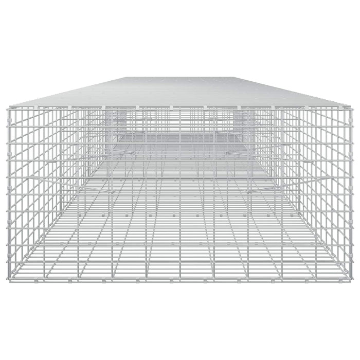 Gabion cu Sârmă de 3,5 mm și Plasă de 5x10 cm 500x100x50 cm WALTI