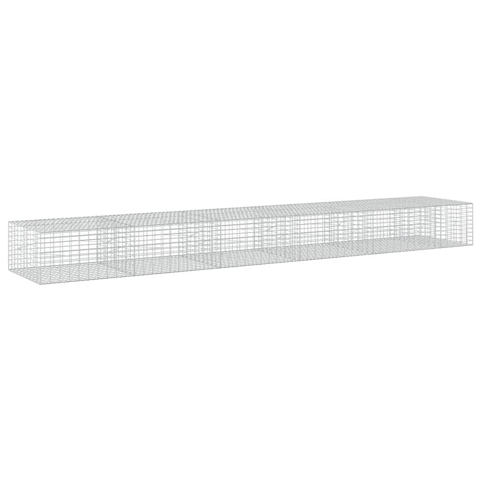 Gabion cu Sârmă de 3,5 mm și Plasă de 5x10 cm 550x100x50 cm WALTI