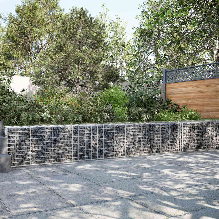 Gabion cu Sârmă de 3,5 mm și Plasă de 5x10 cm 650x100x50 cm WALTI