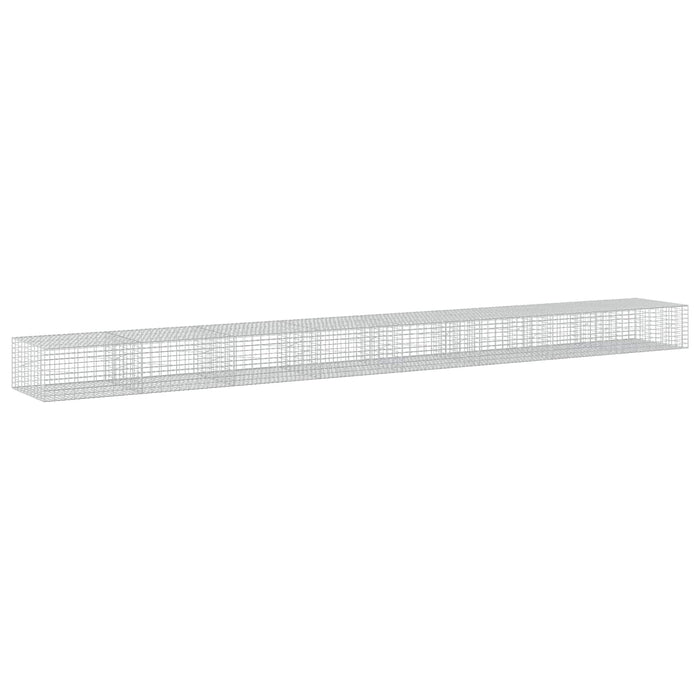 Gabion cu Sârmă de 3,5 mm și Plasă de 5x10 cm 800x100x50 cm WALTI