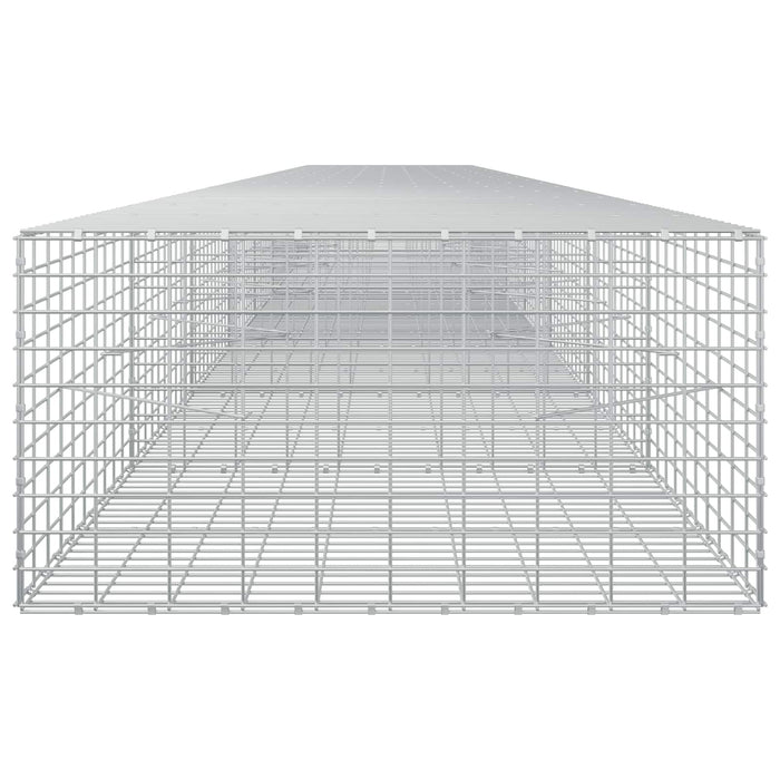 Gabion cu Sârmă de 3,5 mm și Plasă de 5x10 cm 800x100x50 cm WALTI